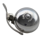 Preview: Crane Bell Co. Mini Suzu Fahrradklingel mit Steel Band Mount - Polished Silver