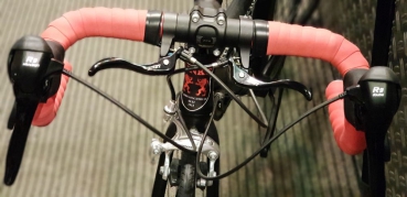 KU Bikes Rennrad schwarz 20" inkl Zusatzbremshebel