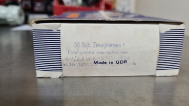 DDR Original VEB NARVA 6V-2,4W Scheinwerferlampe