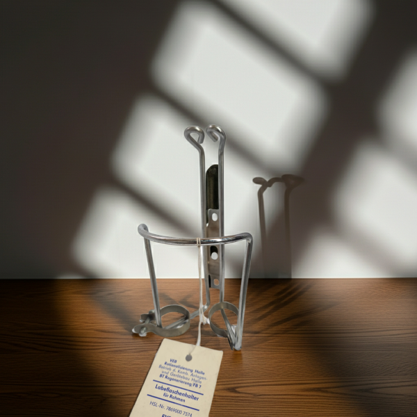 DDR Original Flaschenhalter für Rahmen poliert