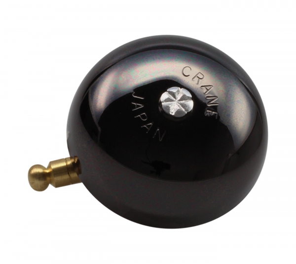 Crane Bell Co. Klingel mit Steel Band Mount - Neo Black