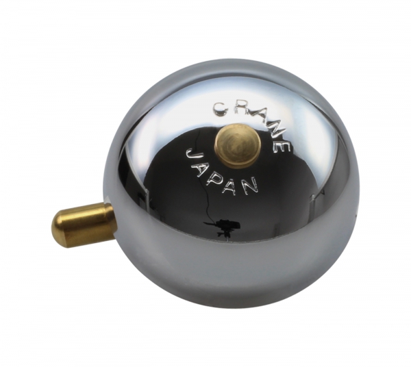 Crane Bell Co. Klingel Mini mit Steel Band Mount - Chrome plated